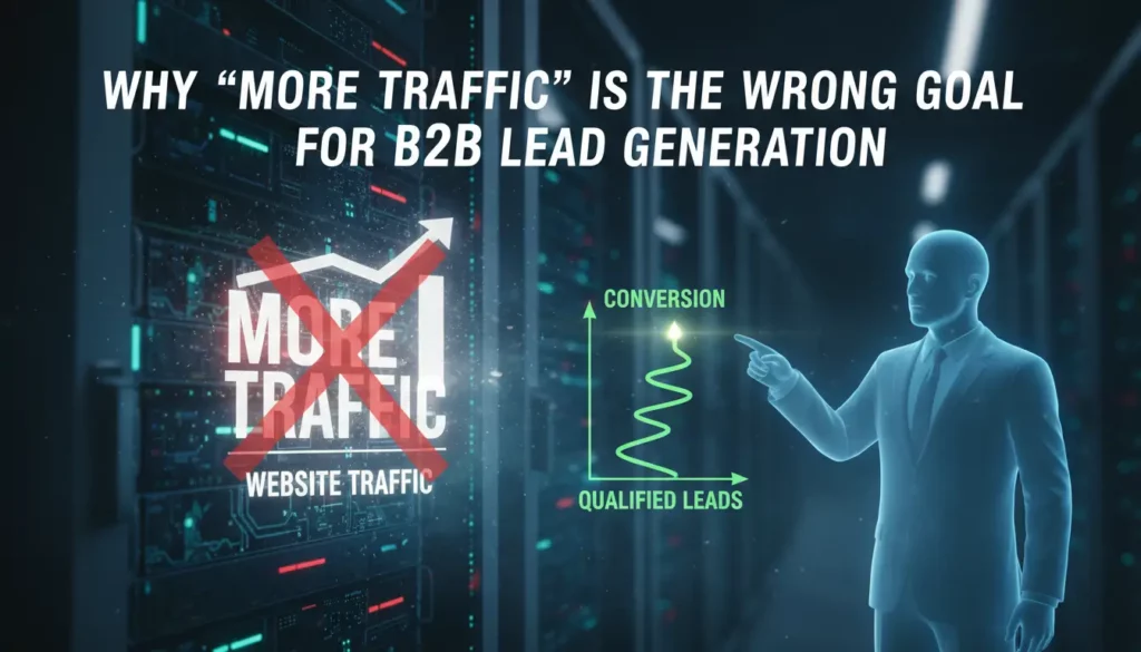 Why “More Traffic” Is the Wrong Goal for B2B Lead Generation